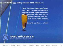 Tablet Screenshot of dgfc-hoexter.de